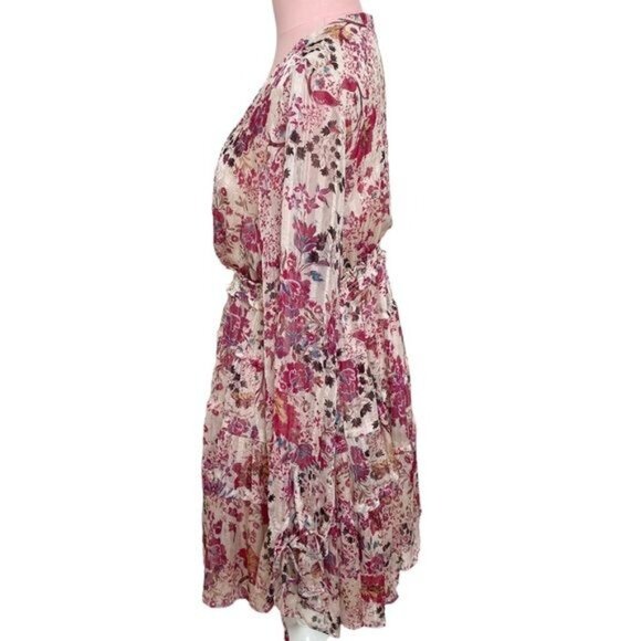 Free People Closer To The Heart Mini Dress in Pink Floral Size Small NWOT - Picture 9 of 14